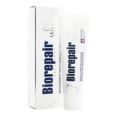 Зубная паста Biorepair ProWhite. Сохраняющая белизну, 75 мл