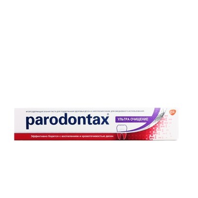 Зубная паста Parodontax Ультра очищение с фтором, 75 мл