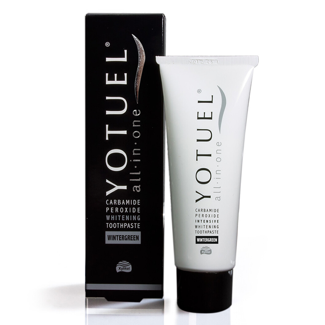 Профессиональная отбеливающая зубная паста Yotuel All in one WINTERGREEN Профессиональная отбеливающая зубная паста Yotuel All in one WINTERGREEN