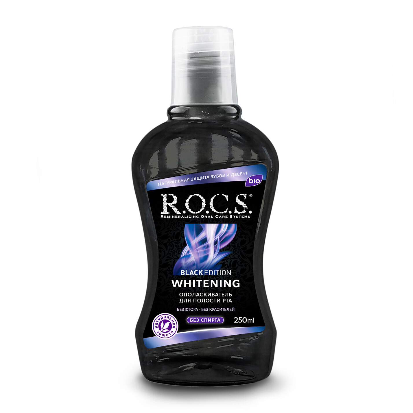 Ополаскиватель отбеливающий ROCS (РОКС) Black Edition, 250 мл. Ополаскиватель отбеливающий ROCS (РОКС) Black Edition, 250 мл.