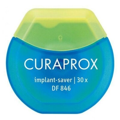 Межзубная нить Curaprox implant-saver, эластичная из микроволокна (DF846), 30 шт