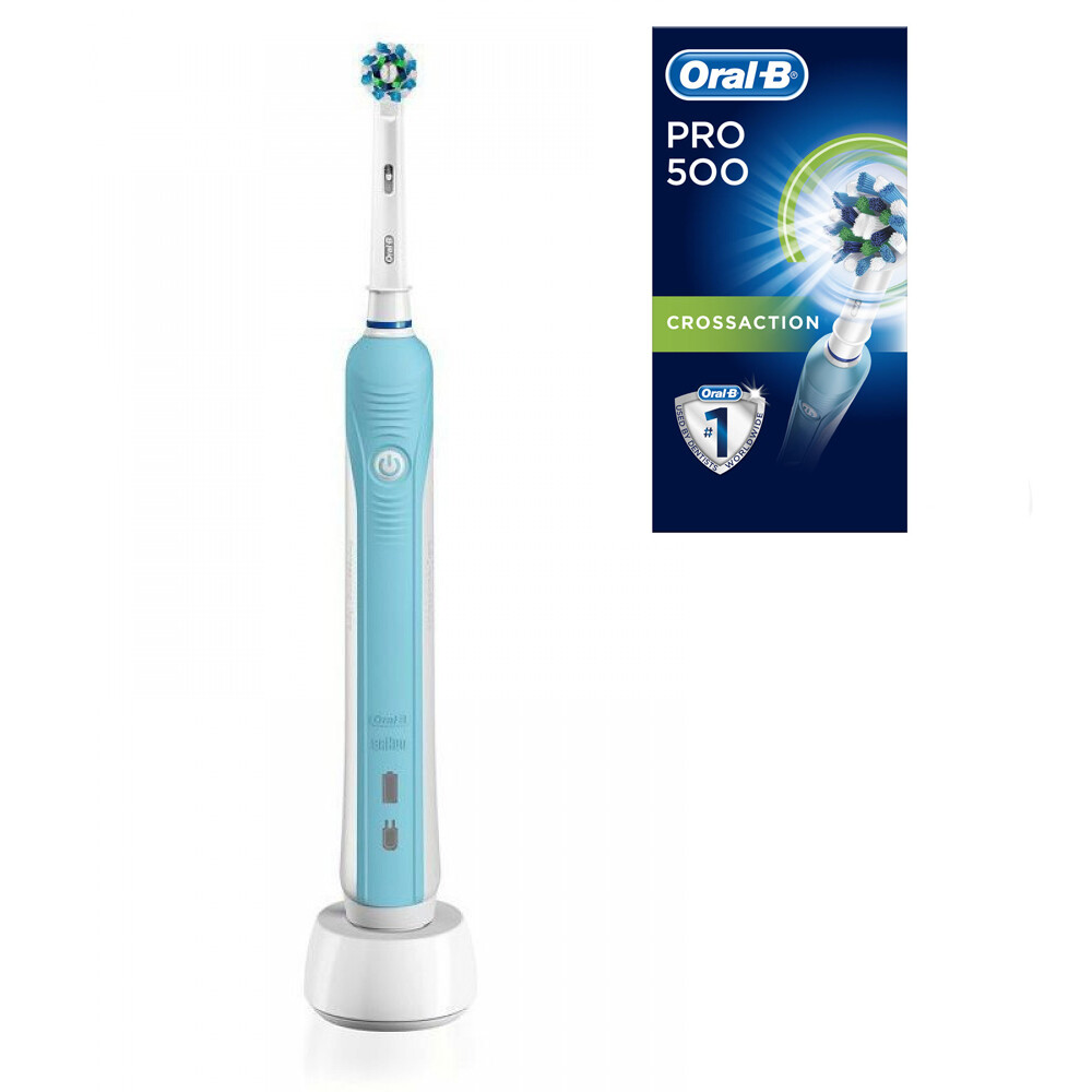 Электрическая зубная щетка Oral-B PRO Cross Action 500 (1 насадка ...