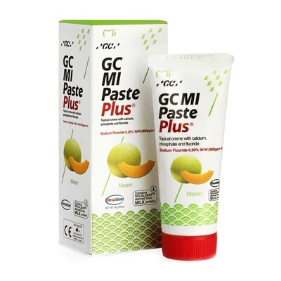 GC MI Paste Plus - крем c фтором, для реминерализации и снижения чувствительности Дыня, 40 г