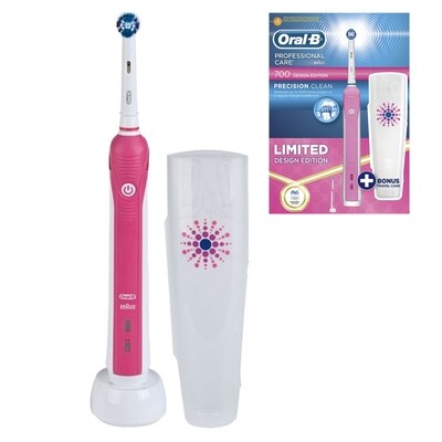 Электрическая зубная щетка Oral-B Professional Care 700 D16 Design Edition Pink
