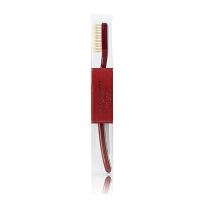 Зубная щетка ACCA KAPPA с нейлоновой щетиной средней жесткости (цвет Venetian Red)