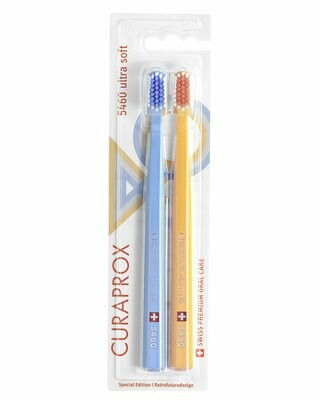 Набор зубных щеток Curaprox CS 5460 Ultra Soft Retro Edition, 2 шт