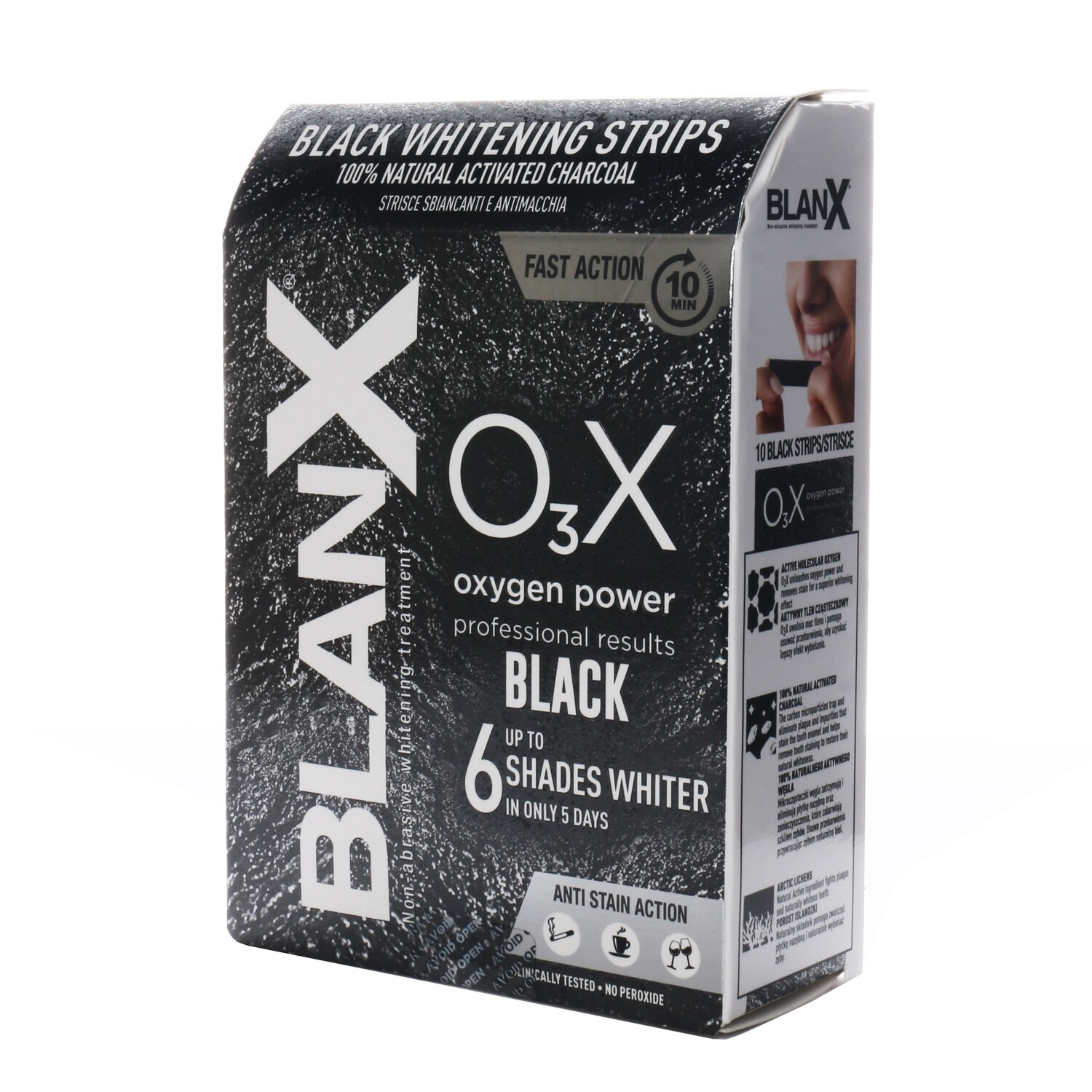 BlanX Whitening Strips Черные полоски против пятен BlanX Whitening Strips Черные полоски против пятен