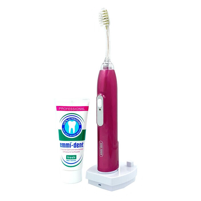 Ультразвуковая зубная щетка Emmi-Dent 6 Professional Rosa Розовый металлик Ультразвуковая зубная щетка Emmi-Dent 6 Professional Rosa Розовый металлик
