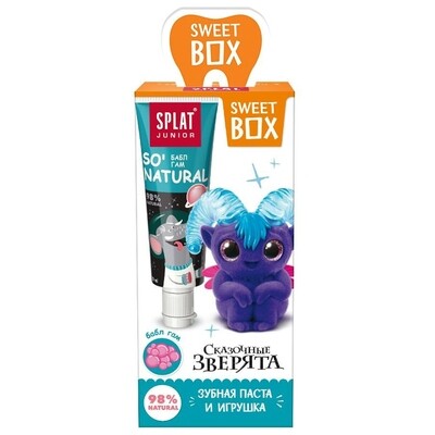 Набор Splat Sweet Box: зубная паста Бабл Гам (6-11 лет), 20 мл + игрушка