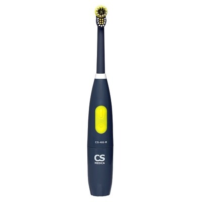 Электрическая зубная щетка CS Medica CS-466-M (цвет графит и цитрон)