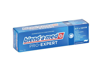 Зубная паста Blend-a-Med Pro-Expert. Все в одном. Свежая мята, 100 мл