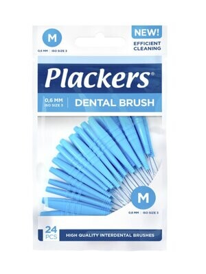 Межзубные ершики Plackers Dental Brush M (0.6 мм), 24 шт