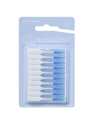 Межзубные ершики-зубочистки PresiDENT Soft Sticks XL, 20 шт