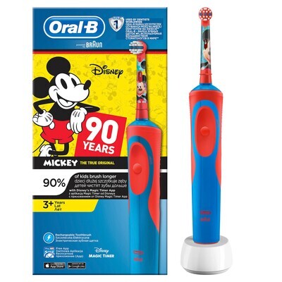 Электрическая зубная щетка Braun Oral-B Vitality Mickey Kids D12.513.1K (с 3 лет)