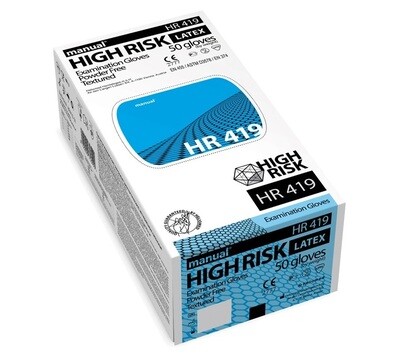 Перчатки Хелиомед HR 419 латексные текстурированные XL (9), 25 пар