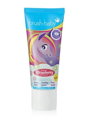 Зубная паста Brush-Baby Клубника (с 3 лет), 50 мл