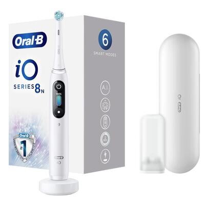 Электрическая зубная щетка Oral-B iO Series 8 White Alabaster iOM8.1A1.1BD WT
