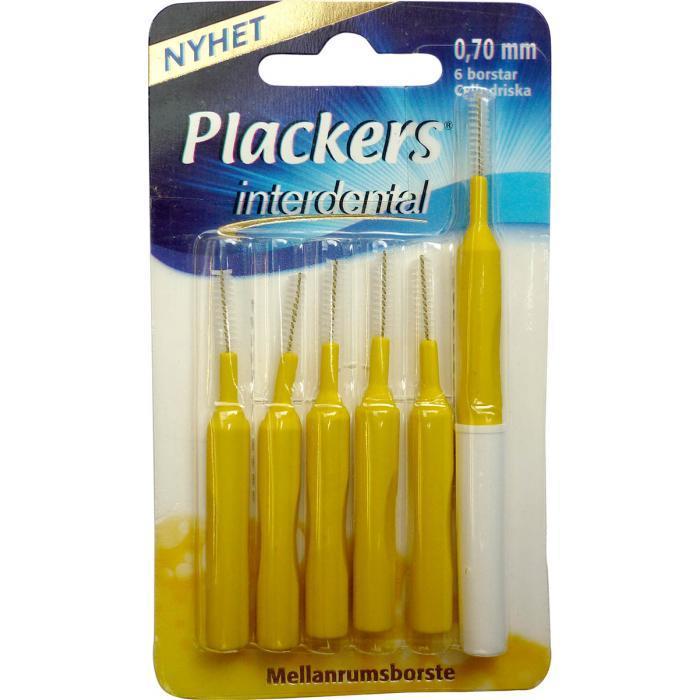 Межзубные ершики (6 шт.) Plackers Interdental (0,7 мм) – Интернет ...