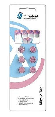 Таблетки Miradent Mira-2-Ton для индикации зубного налета, 6 шт