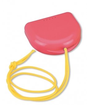 Футляр Miradent Dento-BOX Pink для ортодонтических конструкций, розовый