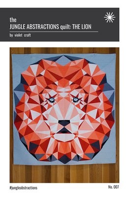 Jungle Abstractions Quilt: THE LION 60