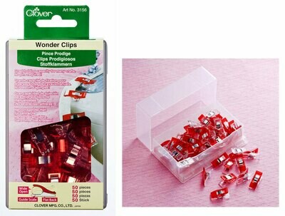 Wonder Clips Red - 50 count