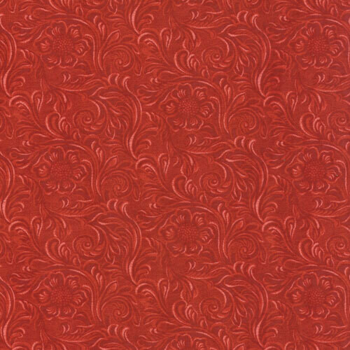 Tooled Leather Red Tooled Leather Red