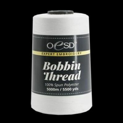 White Bobbin Thread 5000M
