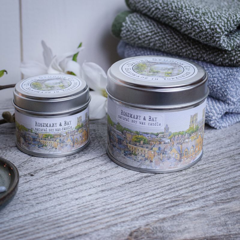 Rosemary & Bay Soy Wax Candle