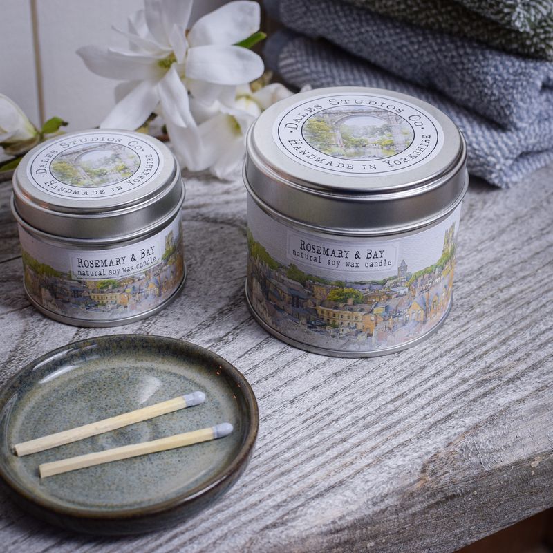 Rosemary & Bay Soy Wax Candle