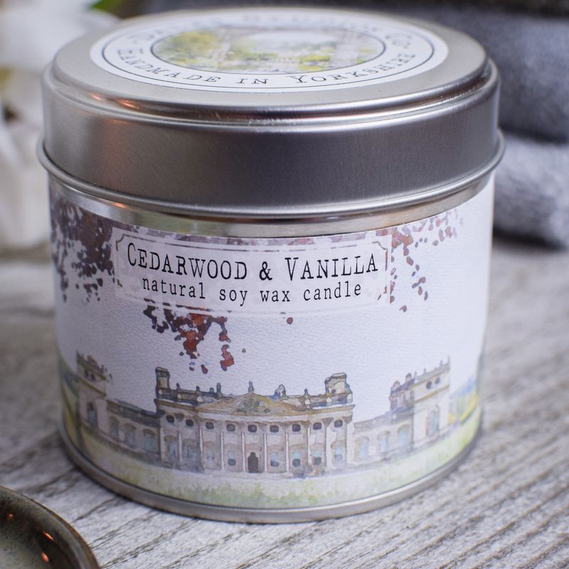 Cedarwood & Vanilla Soy Wax Candle