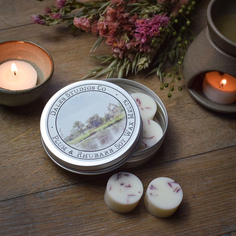 Plum & Rhubarb Natural Soy Wax Melts