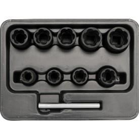 WYKRĘTAKI DO OBROBIONYCH ZAPIECZONYCH ŚRUB 3/8" 10 EL.