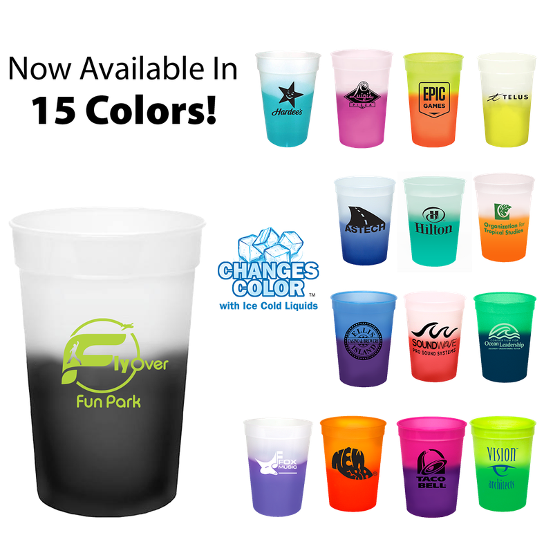 Color Changing Stadium Cups