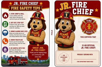 Jr. Fire Chief ID Cards
