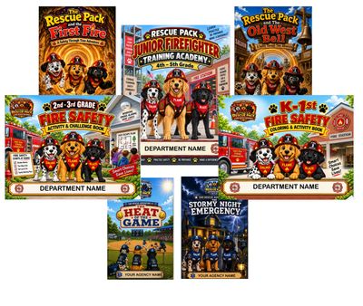 Rescue Pack Story/Coloring/Activity Books