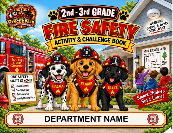 Rescue Pack 2nd-3rd Grade Fire Safety Book