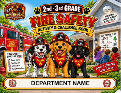 Rescue Pack 2nd-3rd Grade Fire Safety Book
