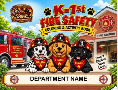 Rescue Pack K-1st Grade Fire Safety Book