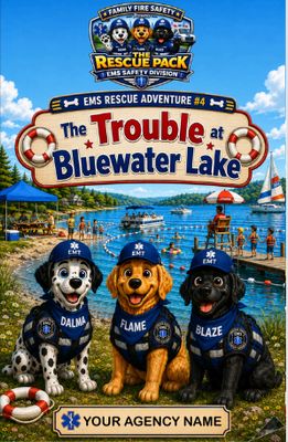 The Trouble at Bluewater Lake-EMS Book
