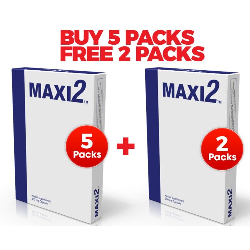 5 Pack Maxi2 (Buy 5 Free 2 + FREE Shipping)