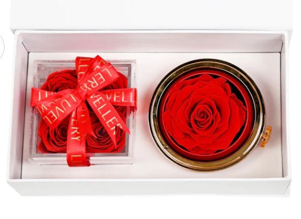 Gift Set - Eternal Roses Box with Necklace