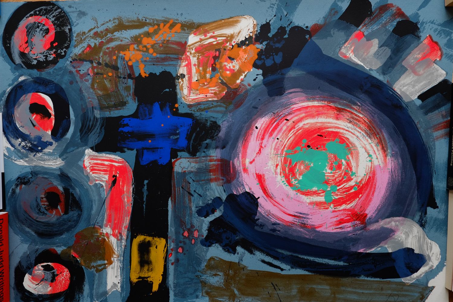 Kip Gresham - Original Abstract Screen Print