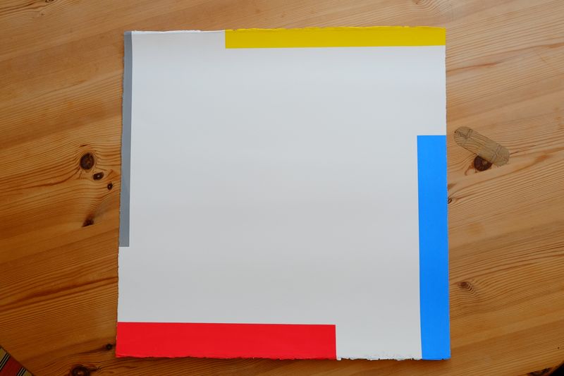 Richard Allen - Original Screen Print 'Edge' 96