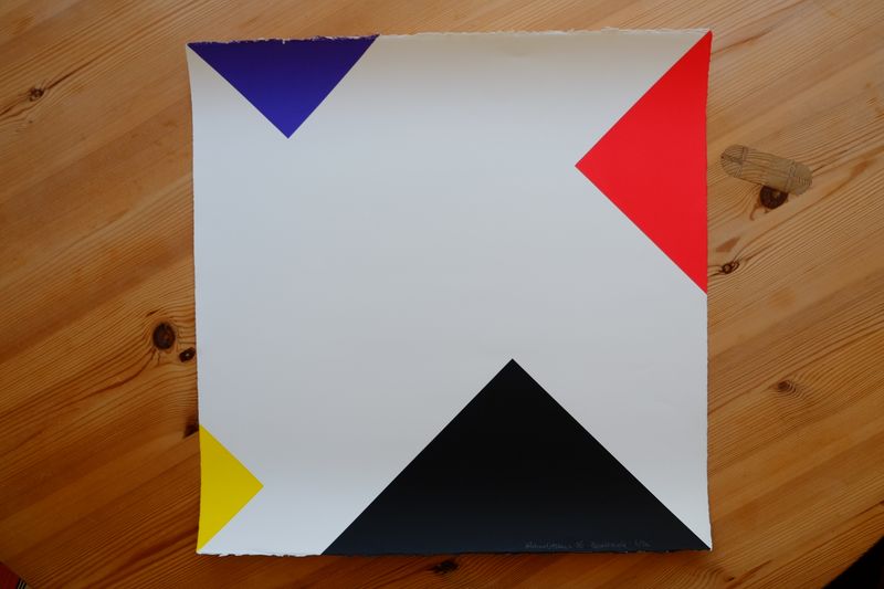 Richard Allen - Original Screen Print 'Quadrangle' 96