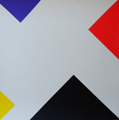 Richard Allen - Original Screen Print 'Quadrangle' 96