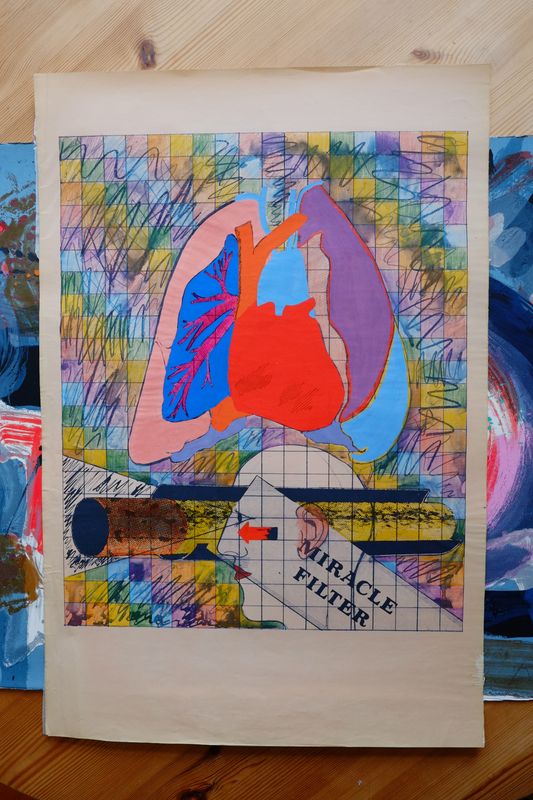 Kip Gresham - Original Abstract Screen Print