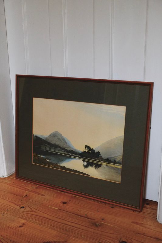 Original Mid Century Watercolour Painting c.1950
