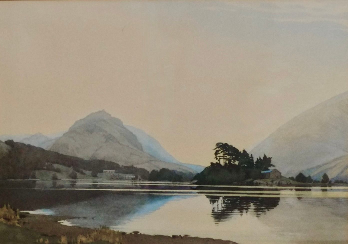 Original Mid Century Watercolour Painting c.1950