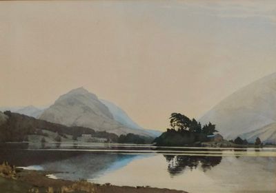 Original Mid Century Watercolour Painting c.1950